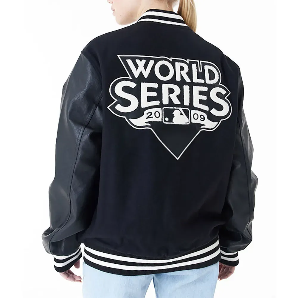 2009 NY Yankees World Series Varsity Jacket For Men and Women