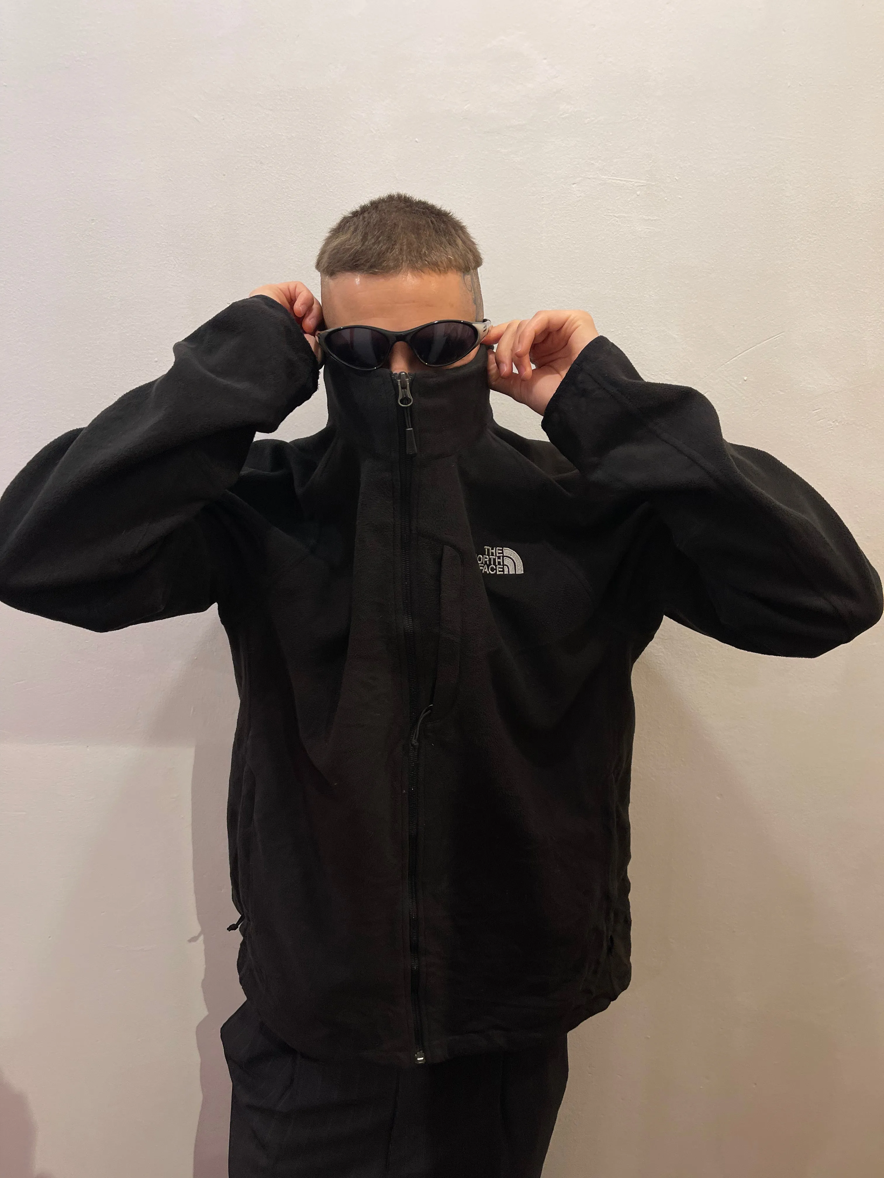 90 Black North Face Fleece Jacket