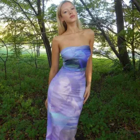 Amozae-Christmas Outfits New Year's Eve Dress Night Out Club Dresses cute winter outfits Charis Strapless Maxi Dress