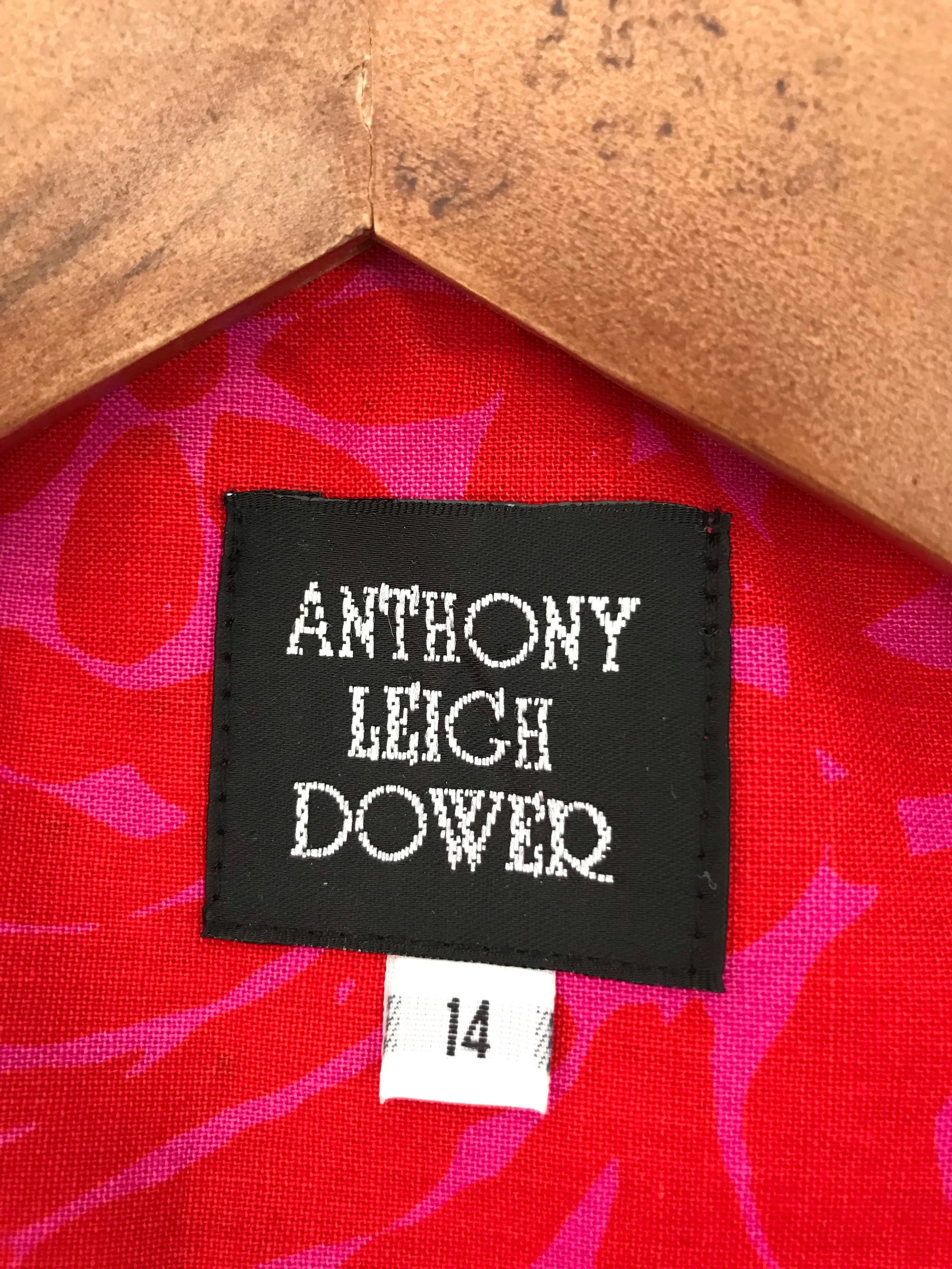 Antony Leigh Dower Women's Floral Patterned Blazer Jacket | UK14 | Red