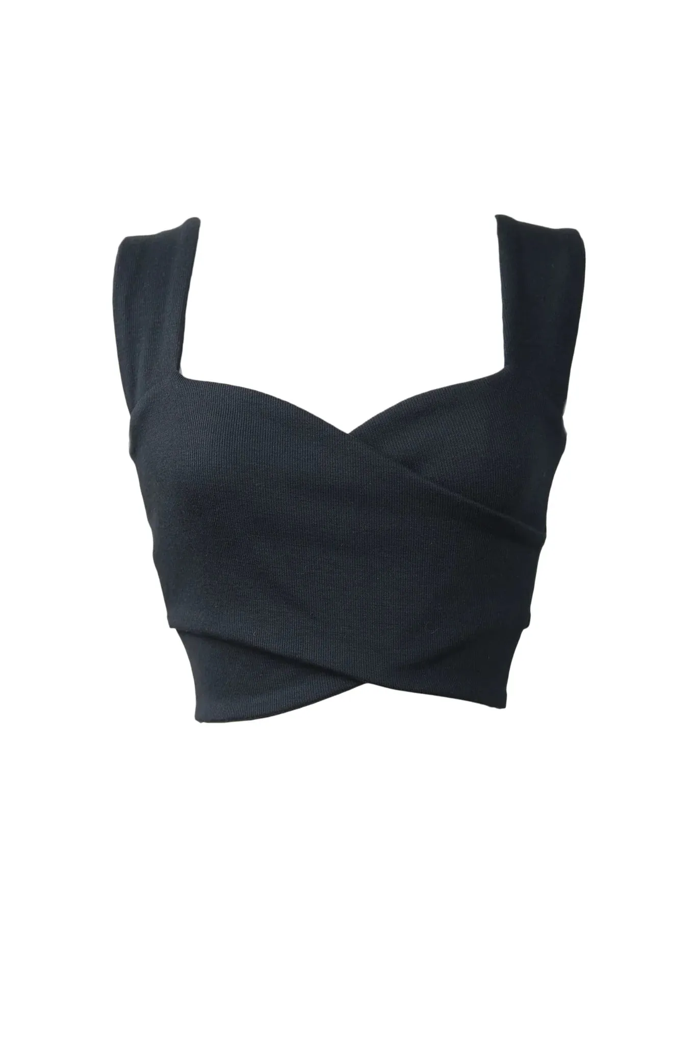 Ballet Core Cross Over Crop Top