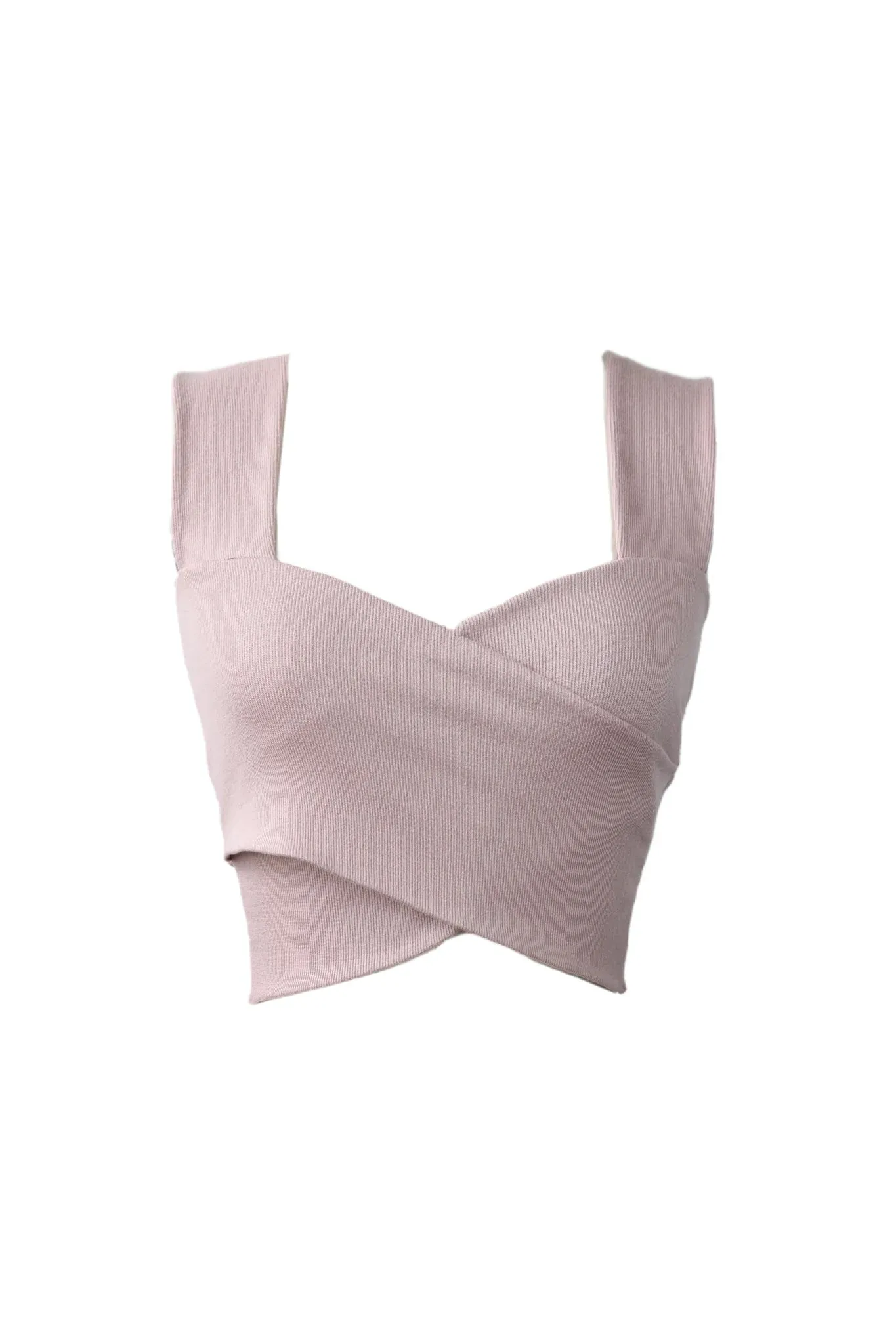 Ballet Core Cross Over Crop Top