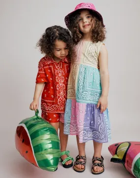 Bandana Multicolour Dress Kids