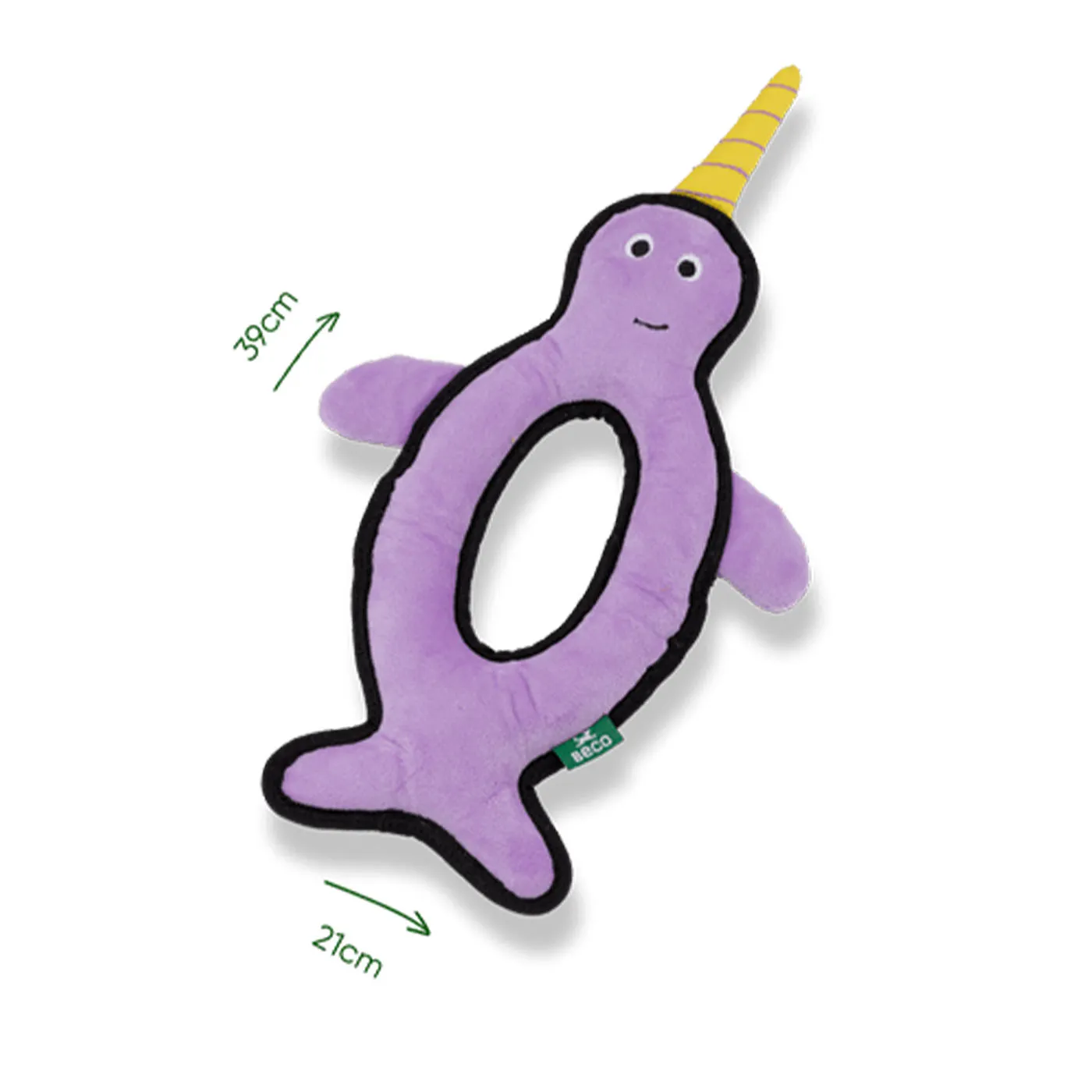 Beco Rough & Tough Recycled Narwhal