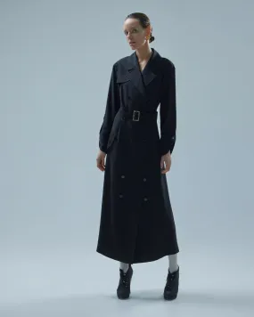 Belted Trench Dress