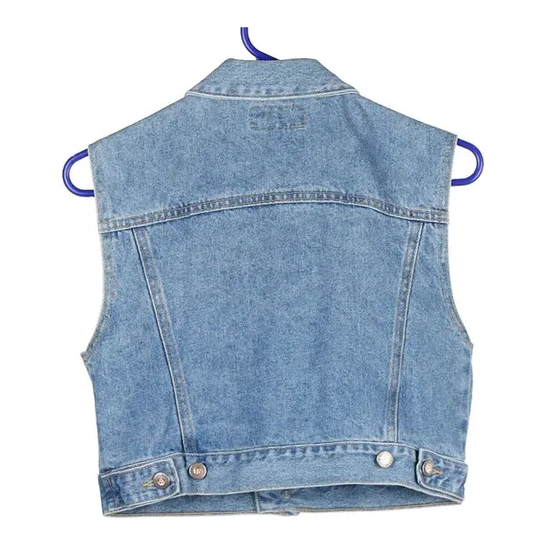 Billy Blues Denim Gilet - Small Blue Cotton