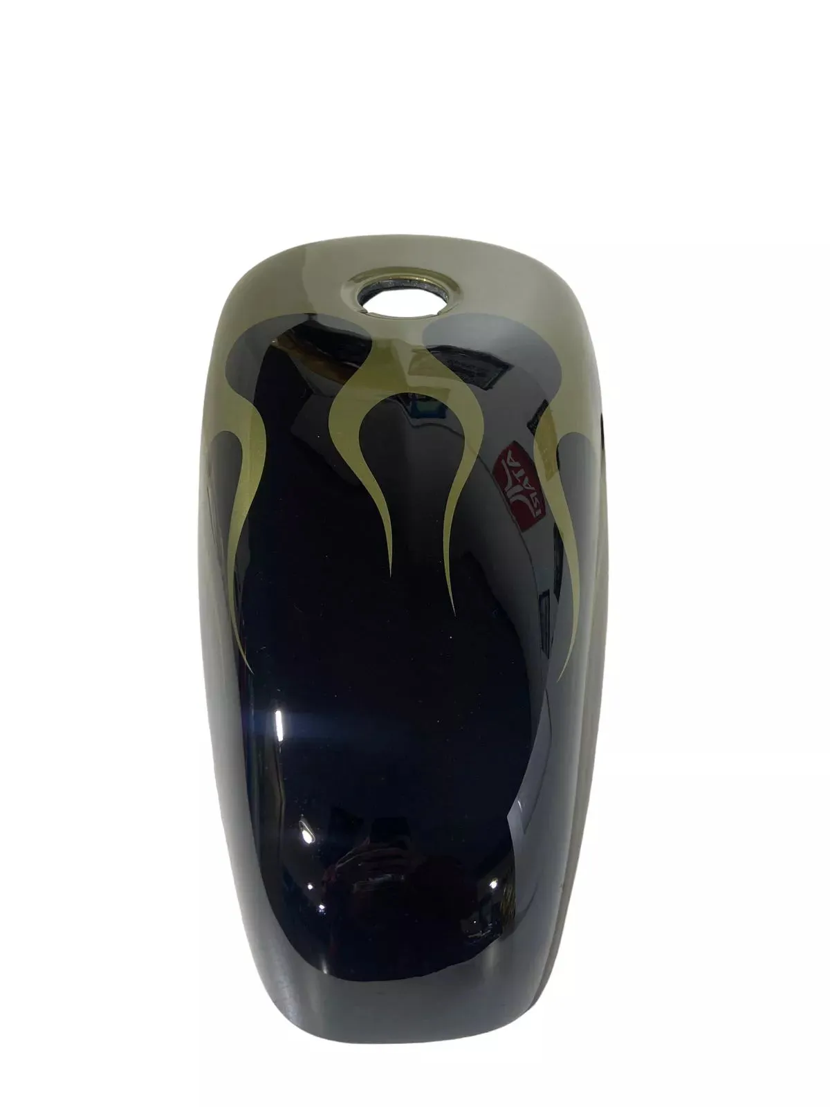 BLACK OLIVE GREEN FLAMES - Iron