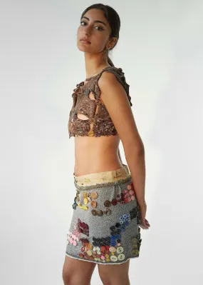 Bronze Button Vest