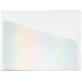 BU0113.31 - Bullseye White Opal Iridescent Glass Standard - 90 COE 5x10