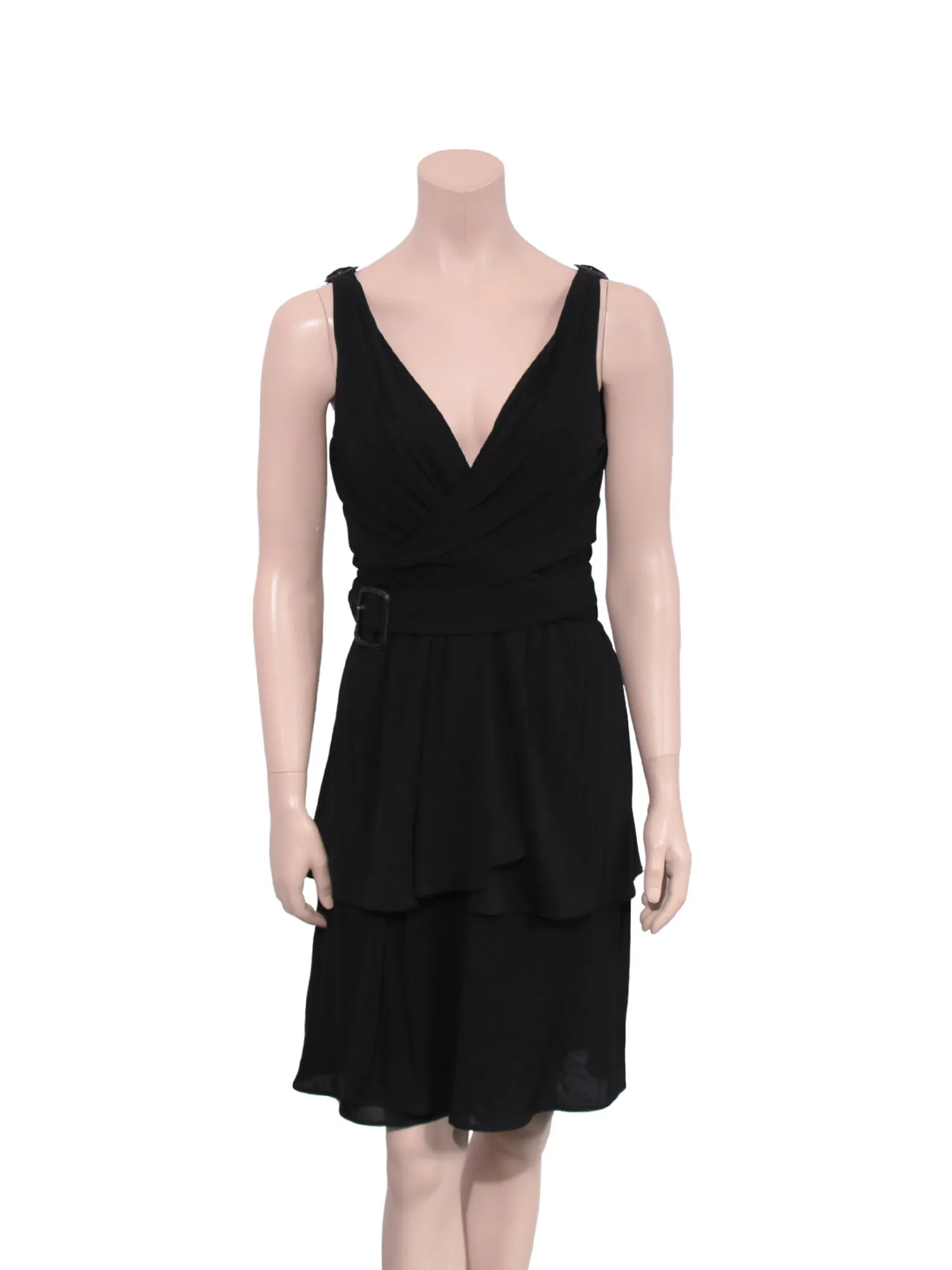 Buckle Wrap Dress