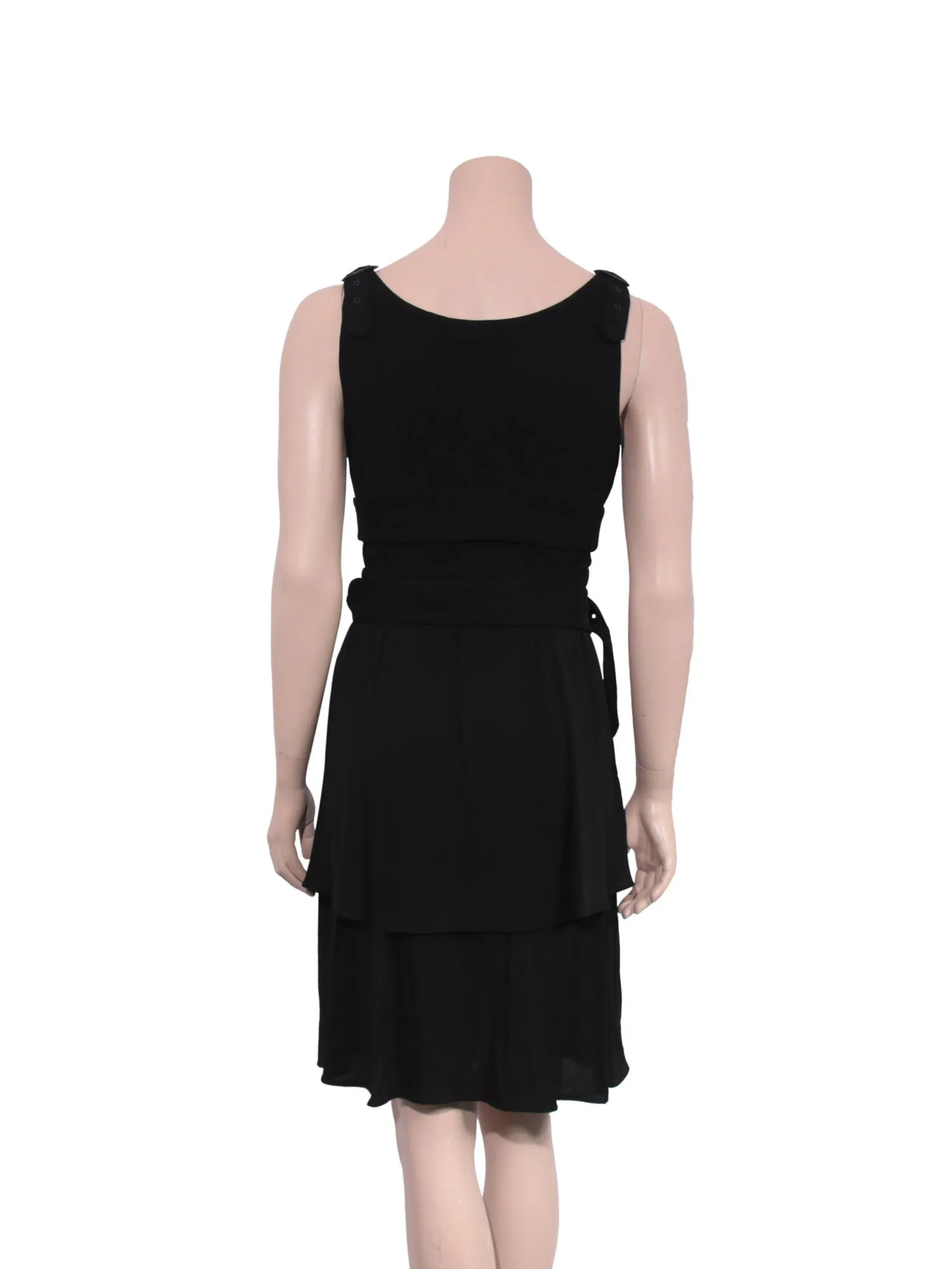 Buckle Wrap Dress