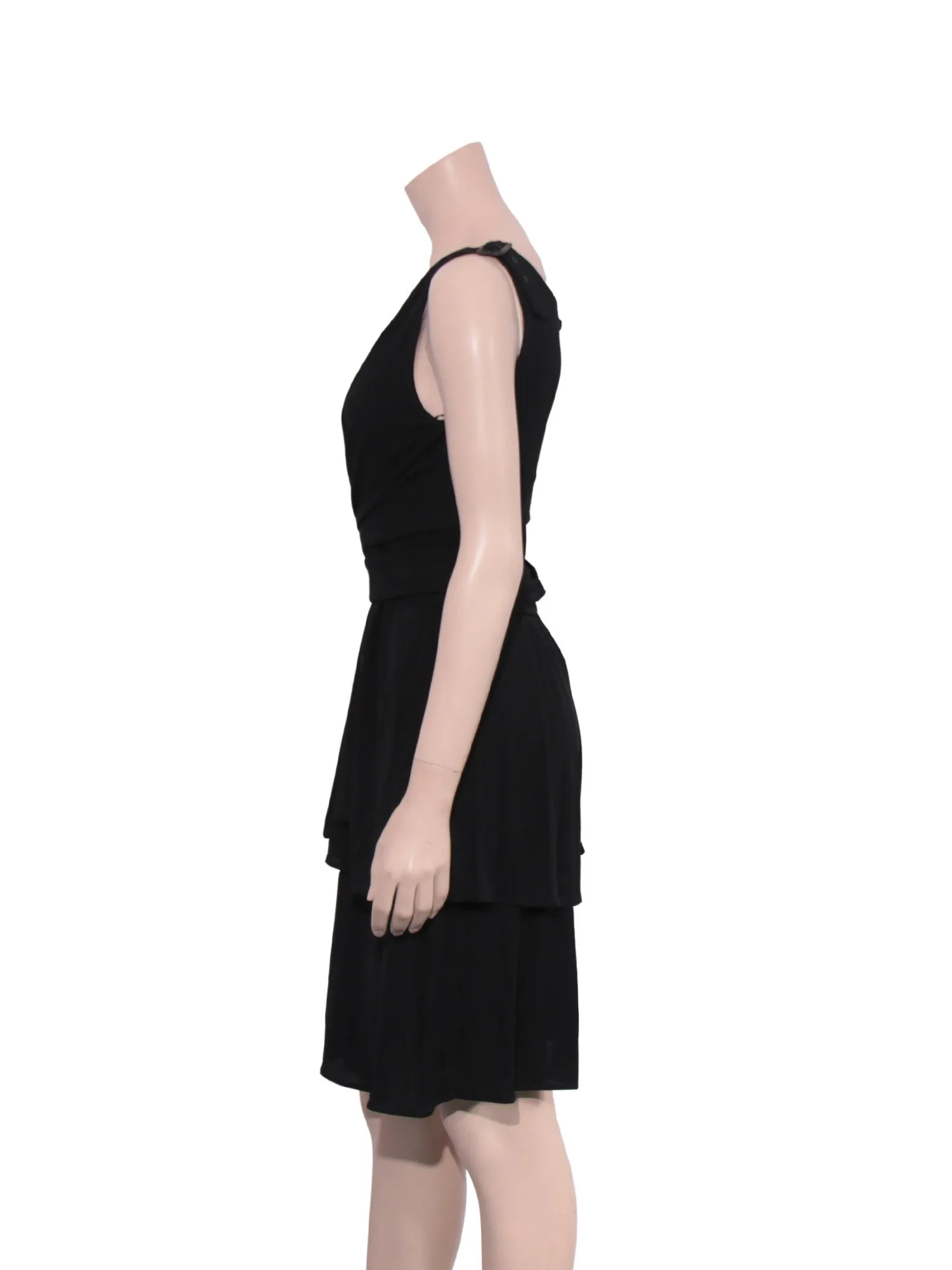 Buckle Wrap Dress