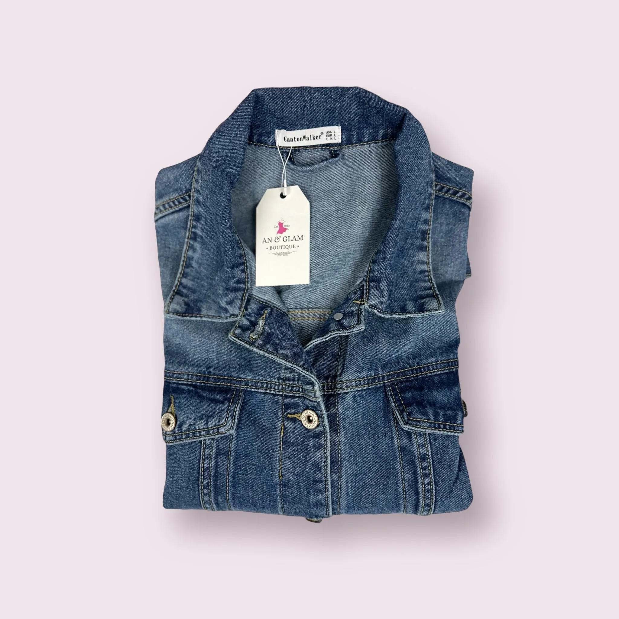 Canton Walker - Loose Oversize Vintage Denim Jacket