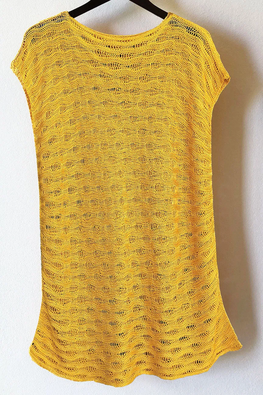 Charlotte Tunic / Wrap Designer Knitting Pattern