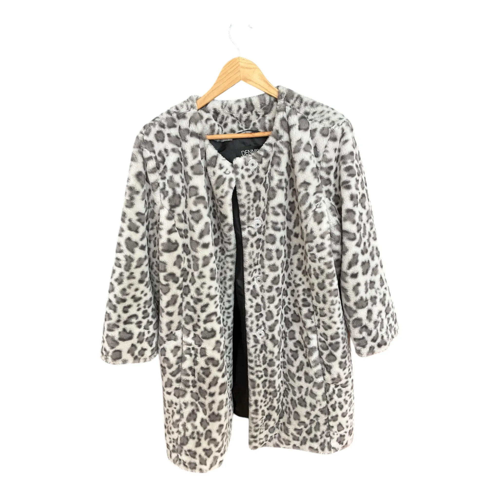 Coat Faux Fur & Sherpa By Dennis Basso Qvc  Size: Xl