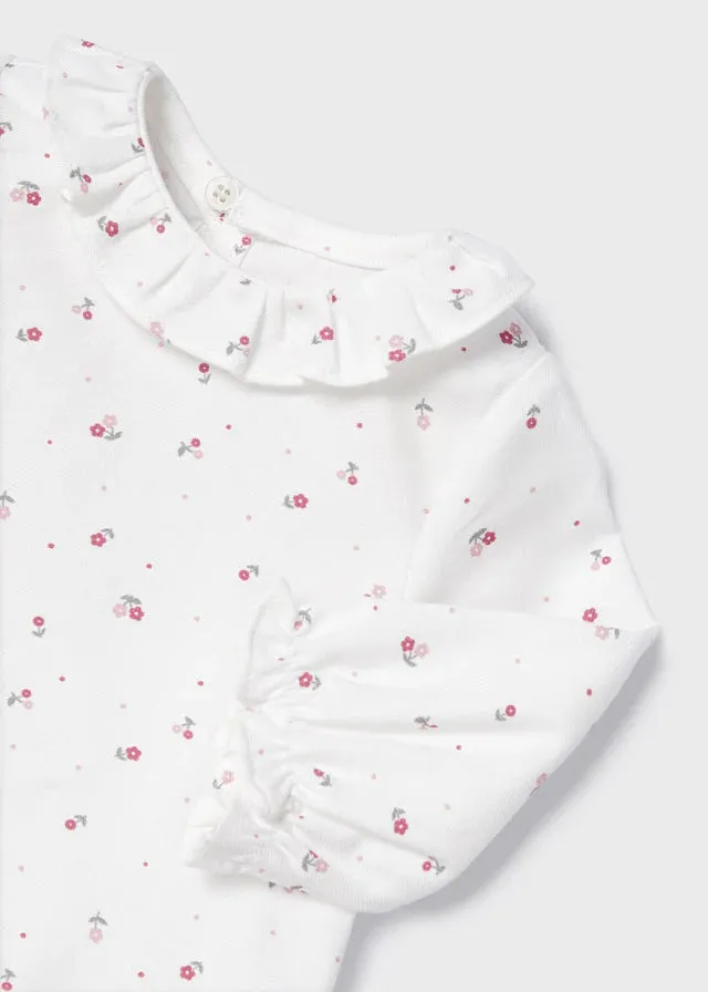 Ecofriends 2 Piece Set With Overall Dress Newborn Pink | Mayoral