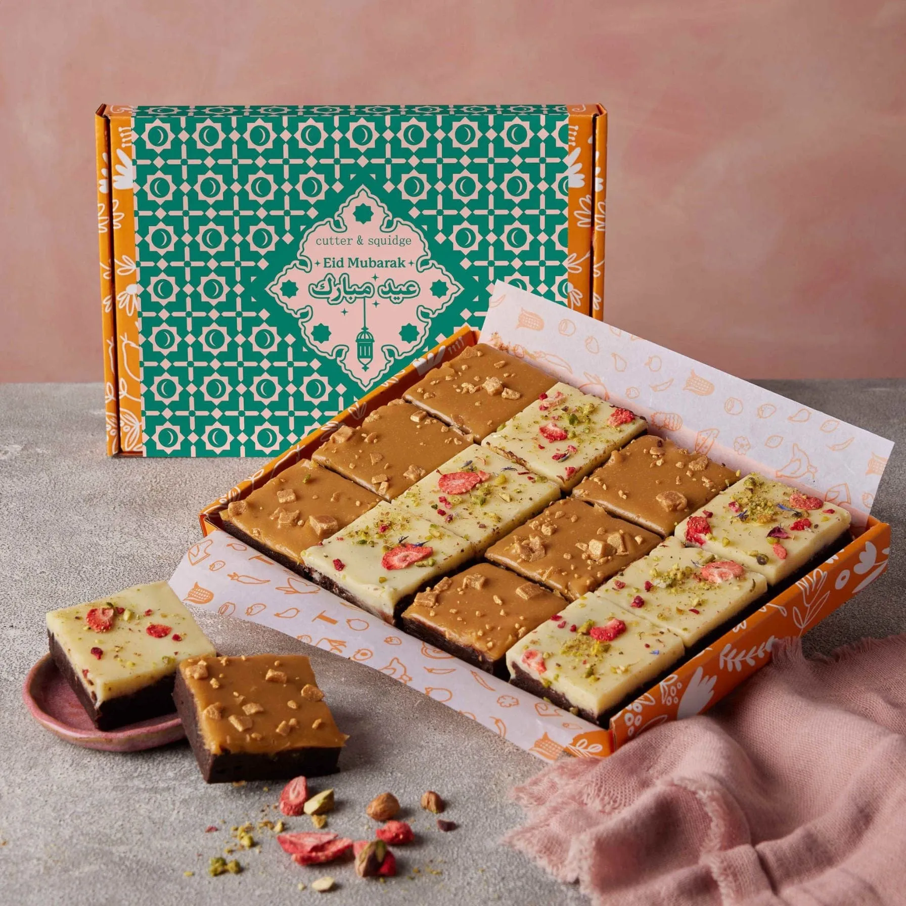 Eid Mubarak Mixed Brownie Box