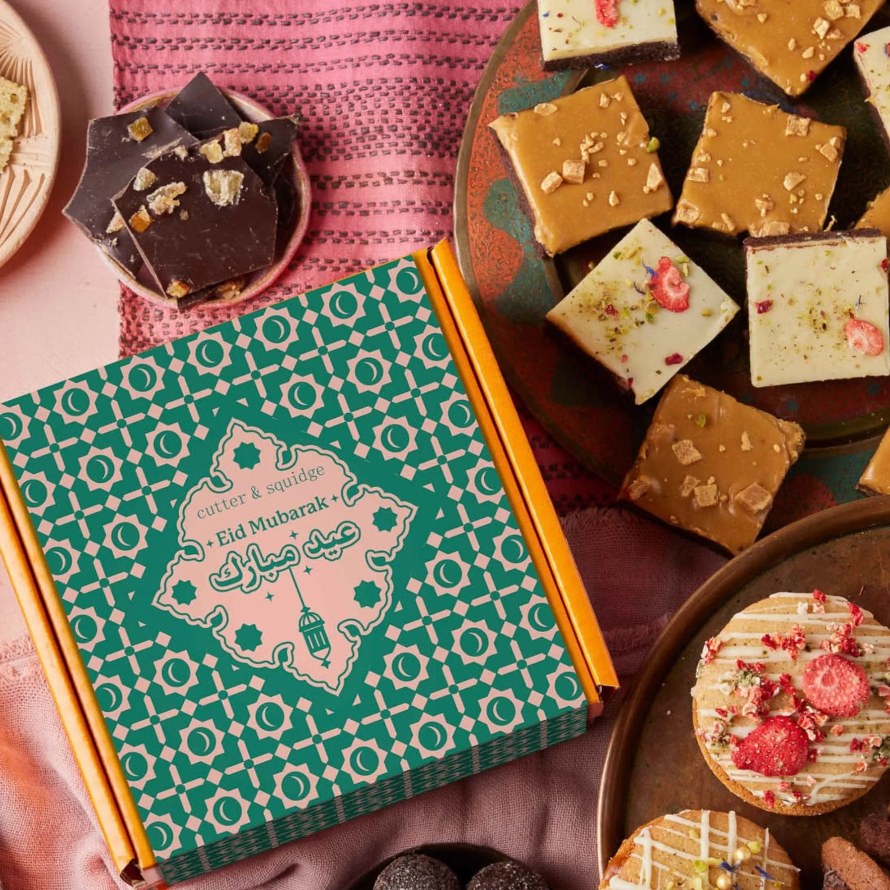 Eid Mubarak Mixed Brownie Box
