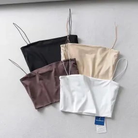 Elastic Cotton Camis