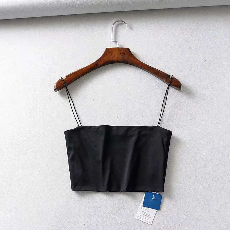 Elastic Cotton Camis