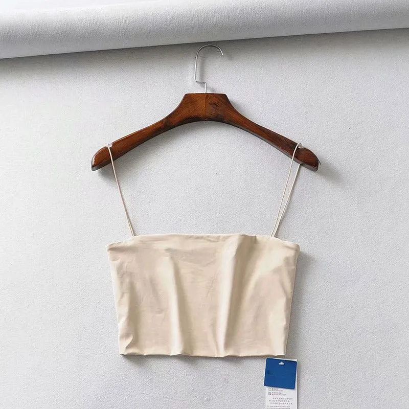 Elastic Cotton Camis
