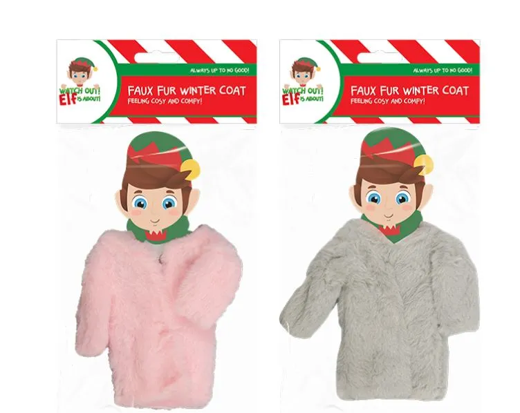 Elves Behavin' Badly - Faux Fur Winter Coat for Elf
