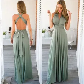 Fleur Elastic Wrap Dress with Straps