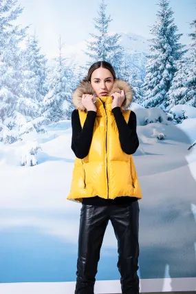 Flo e Clo  Gilet Elisabeth Giallo