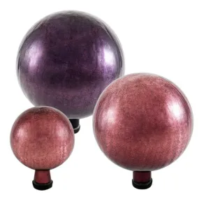 Gazing Ball - 10" - Plum