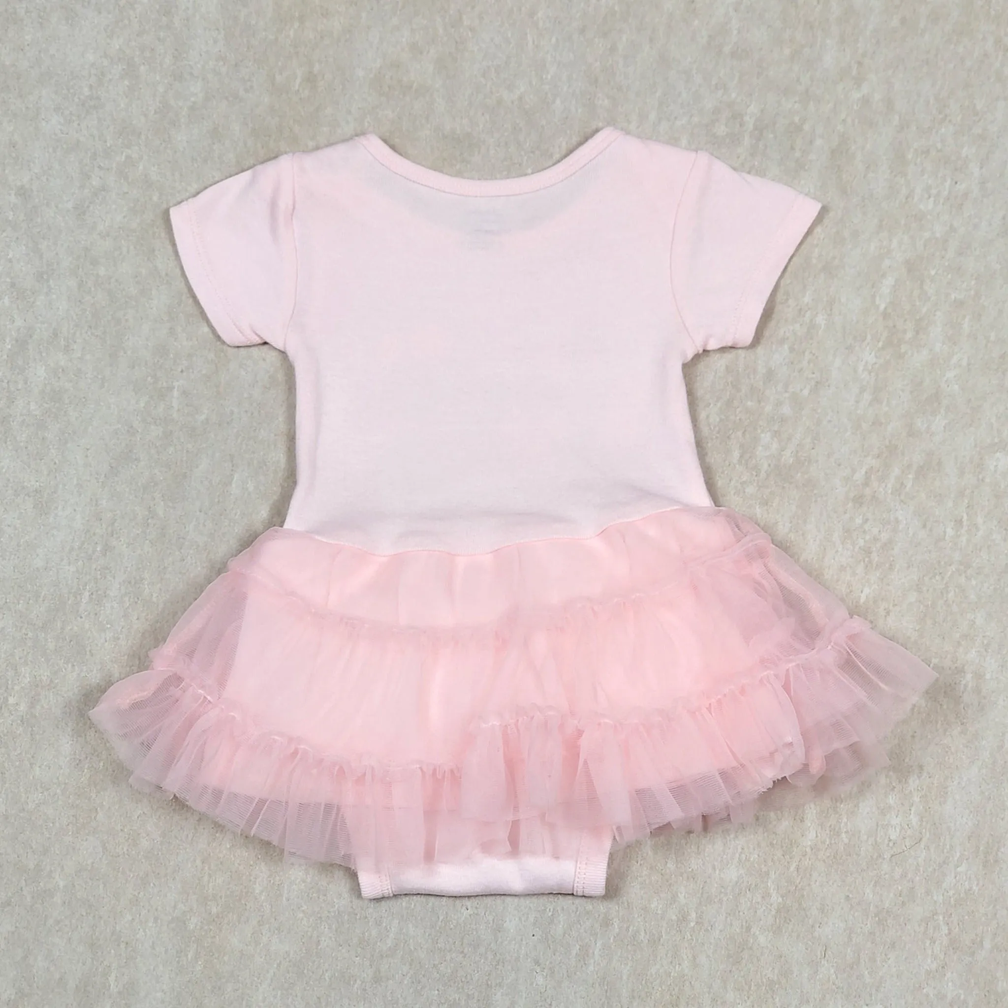 Gerber Baby Girls Pink Love Tutu Bodysuit 3-6M