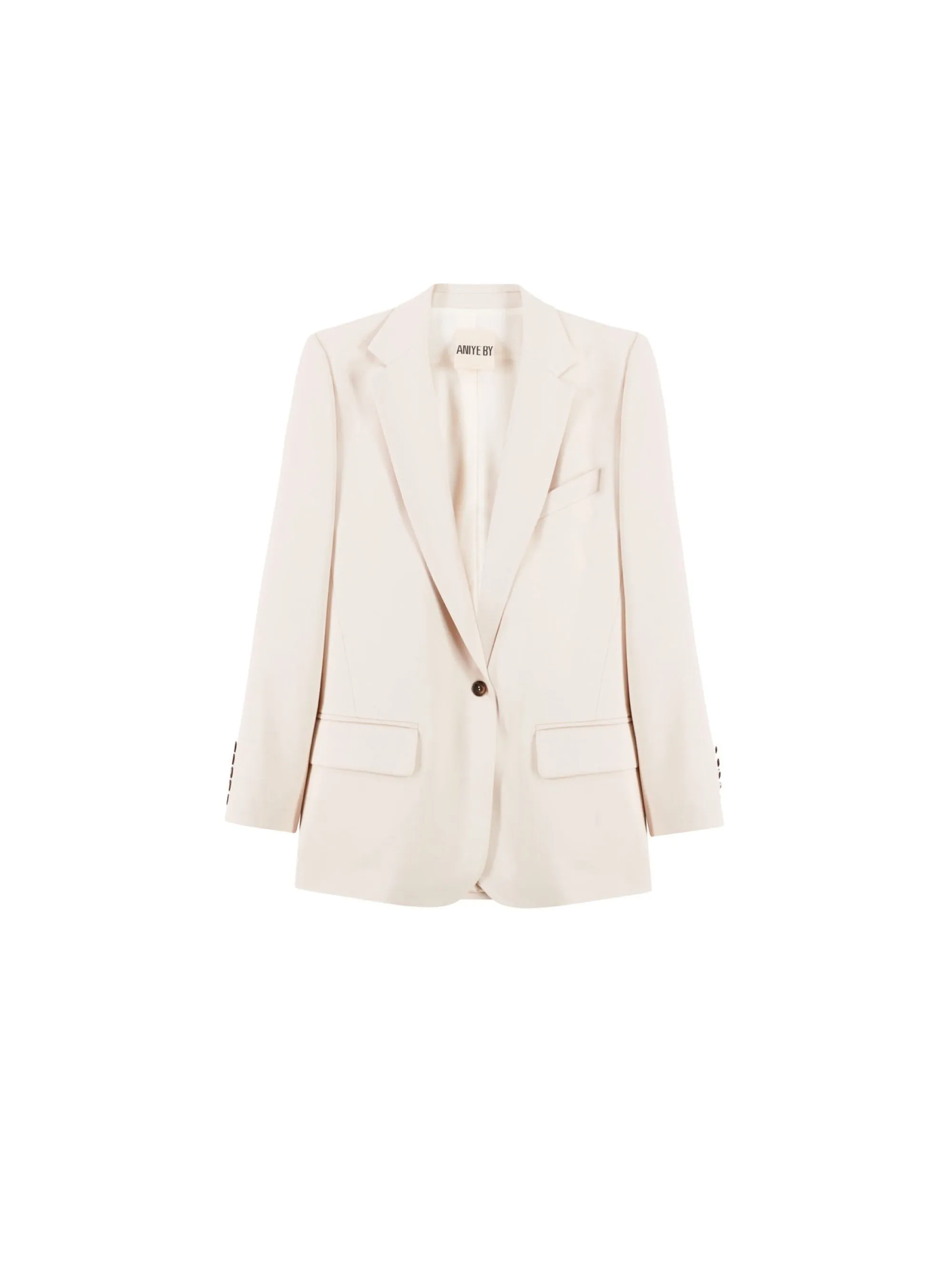 Giacca Over Monopetto Beige