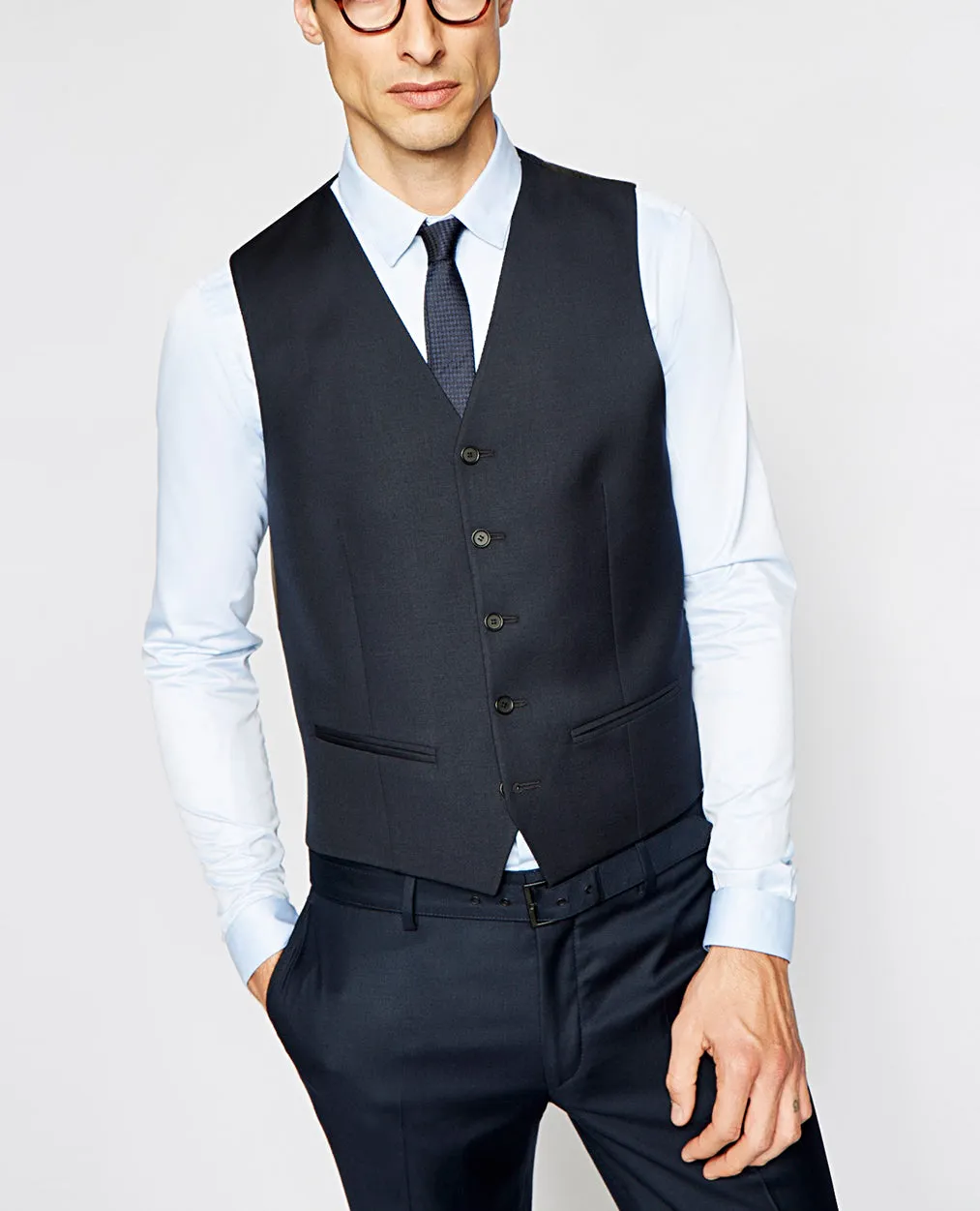 Gilet de costume "Super 100's"