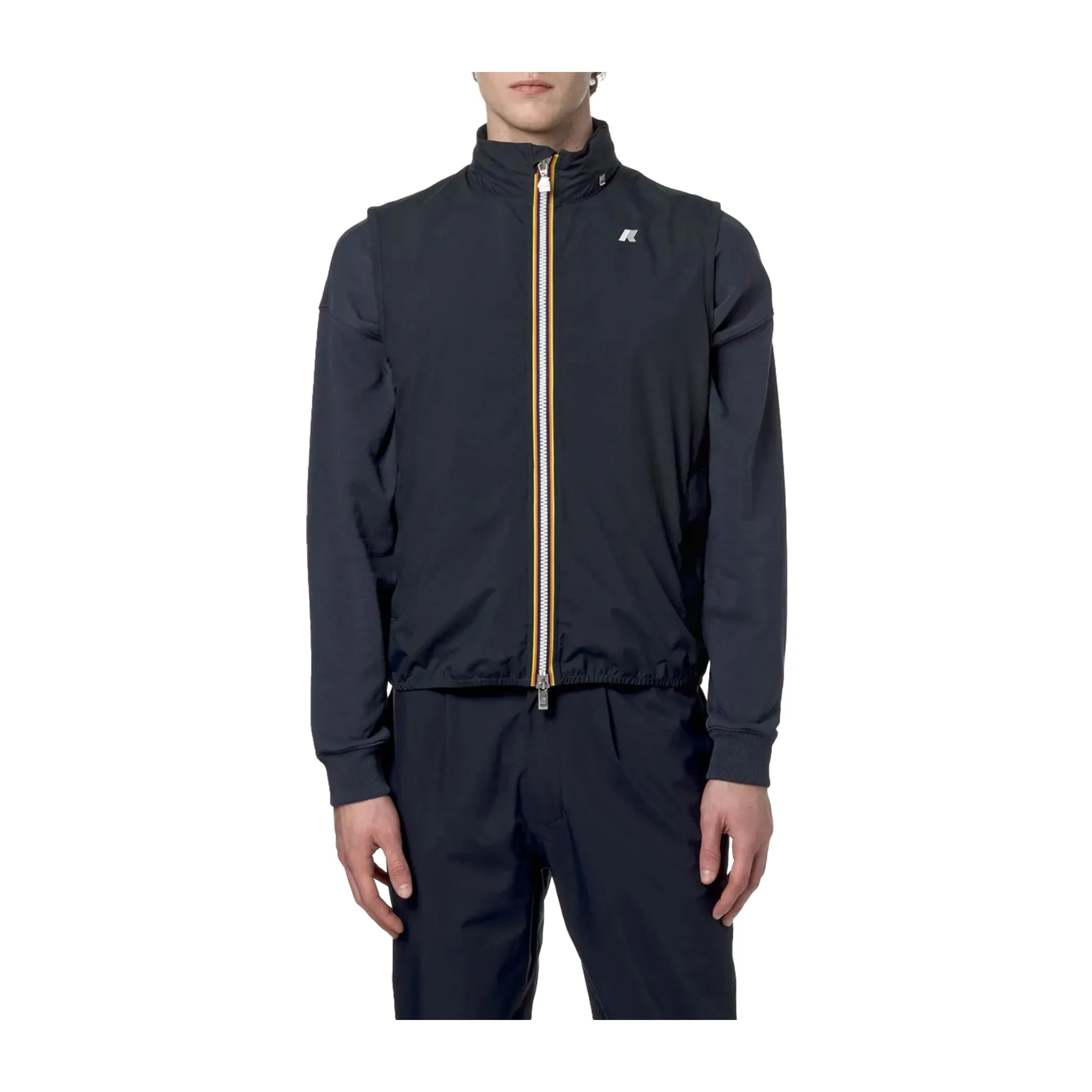 Gilet Uomo Blu Valen Stretch