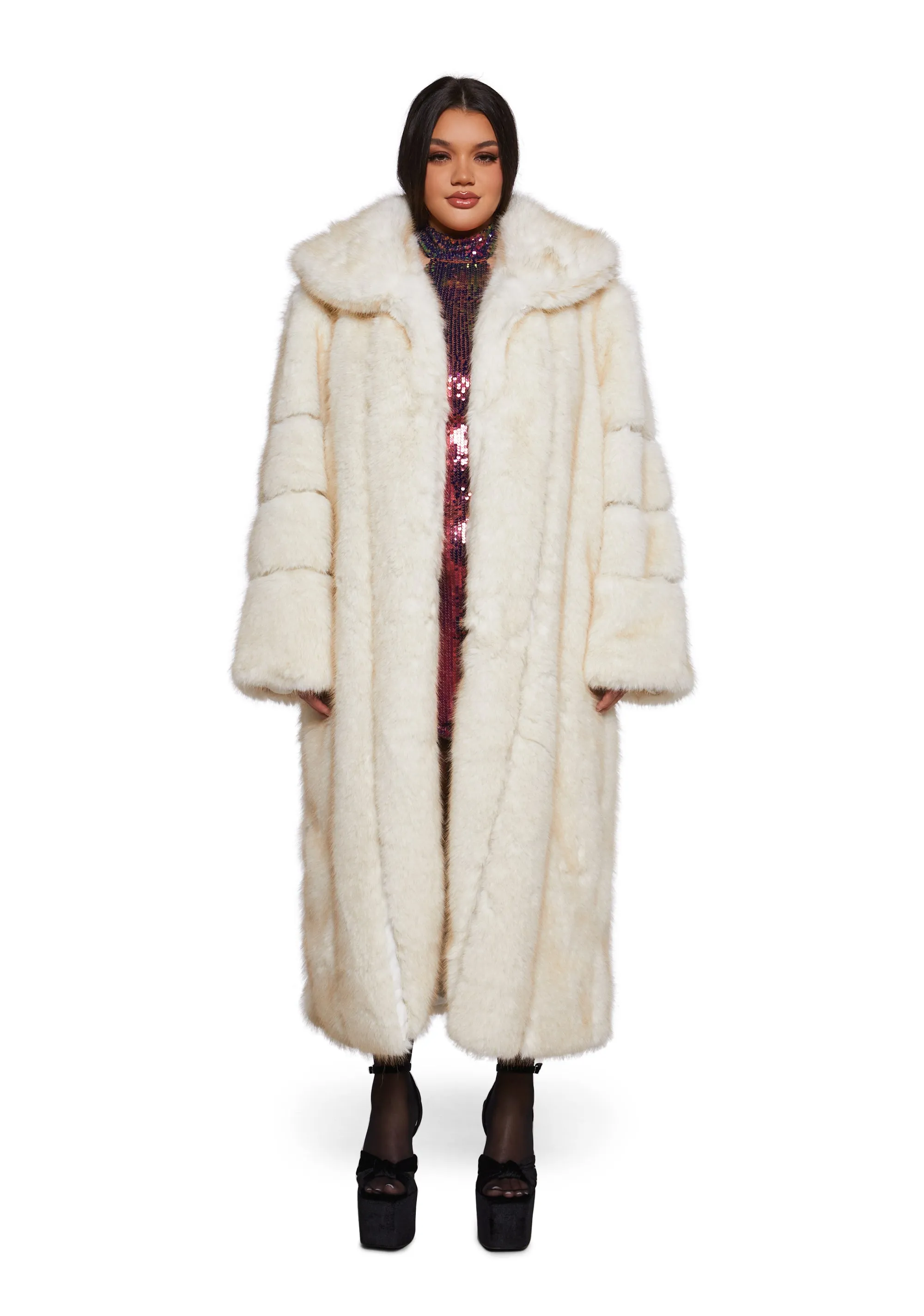 Iconic Infatuation Faux Fur Coat