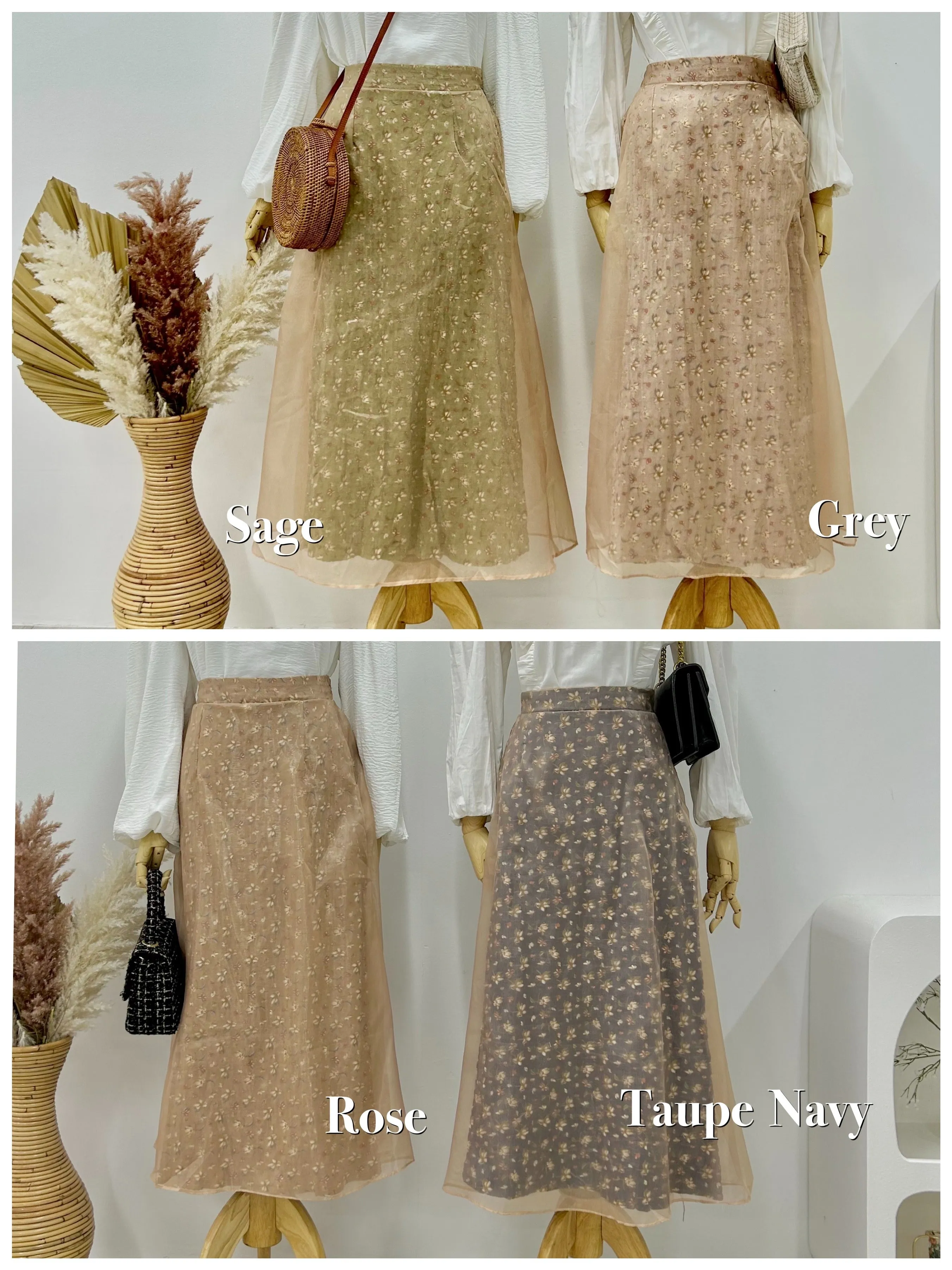Jennie Layered Floral Skirt