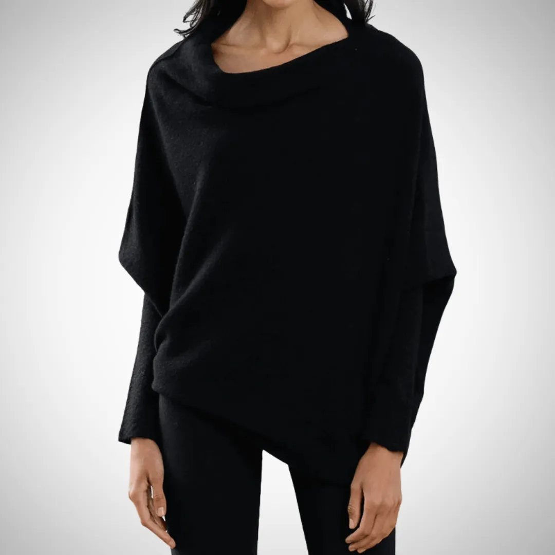 Jennifer Asymmetric Shoulder Sweater