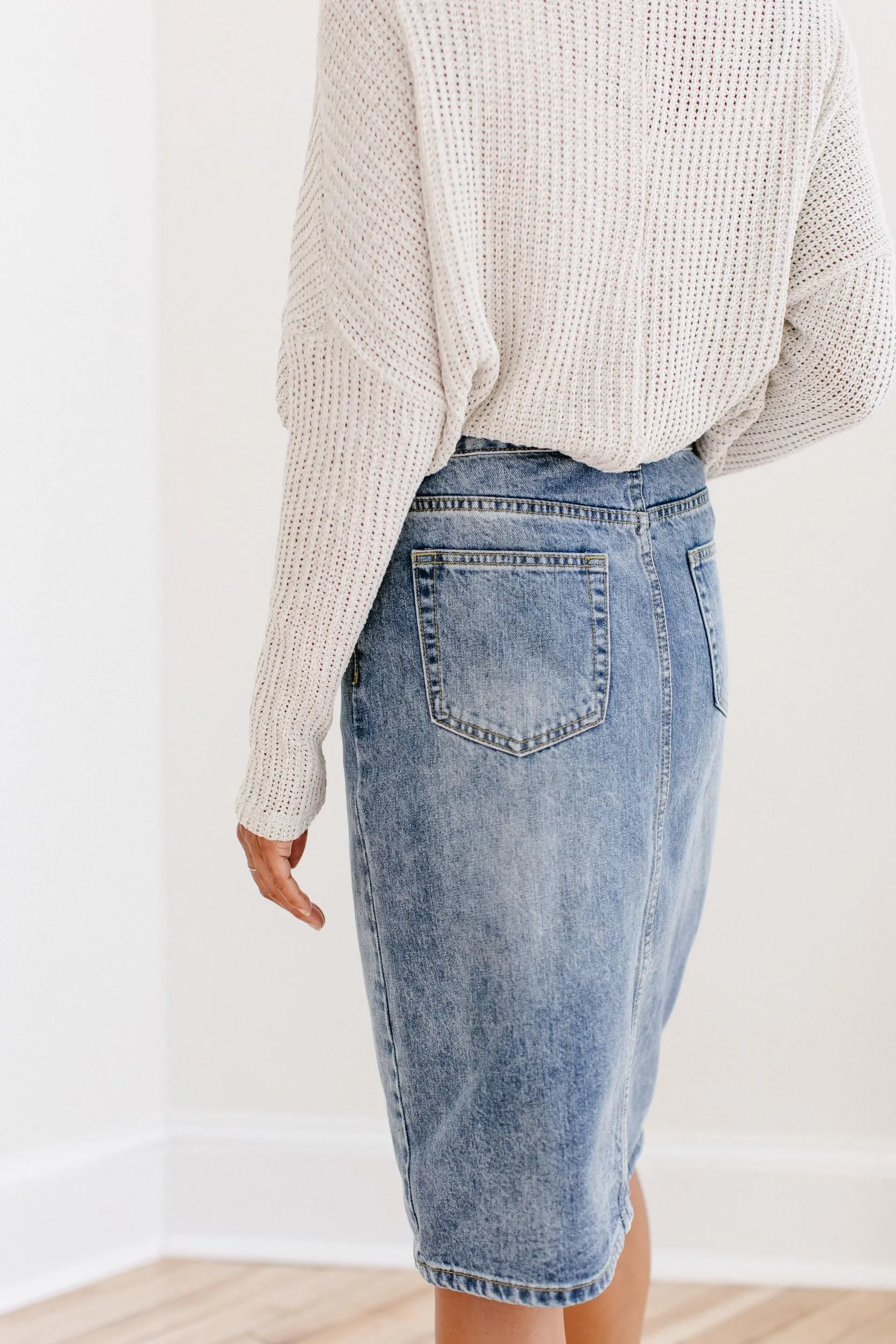 'Kyra' Denim Skirt