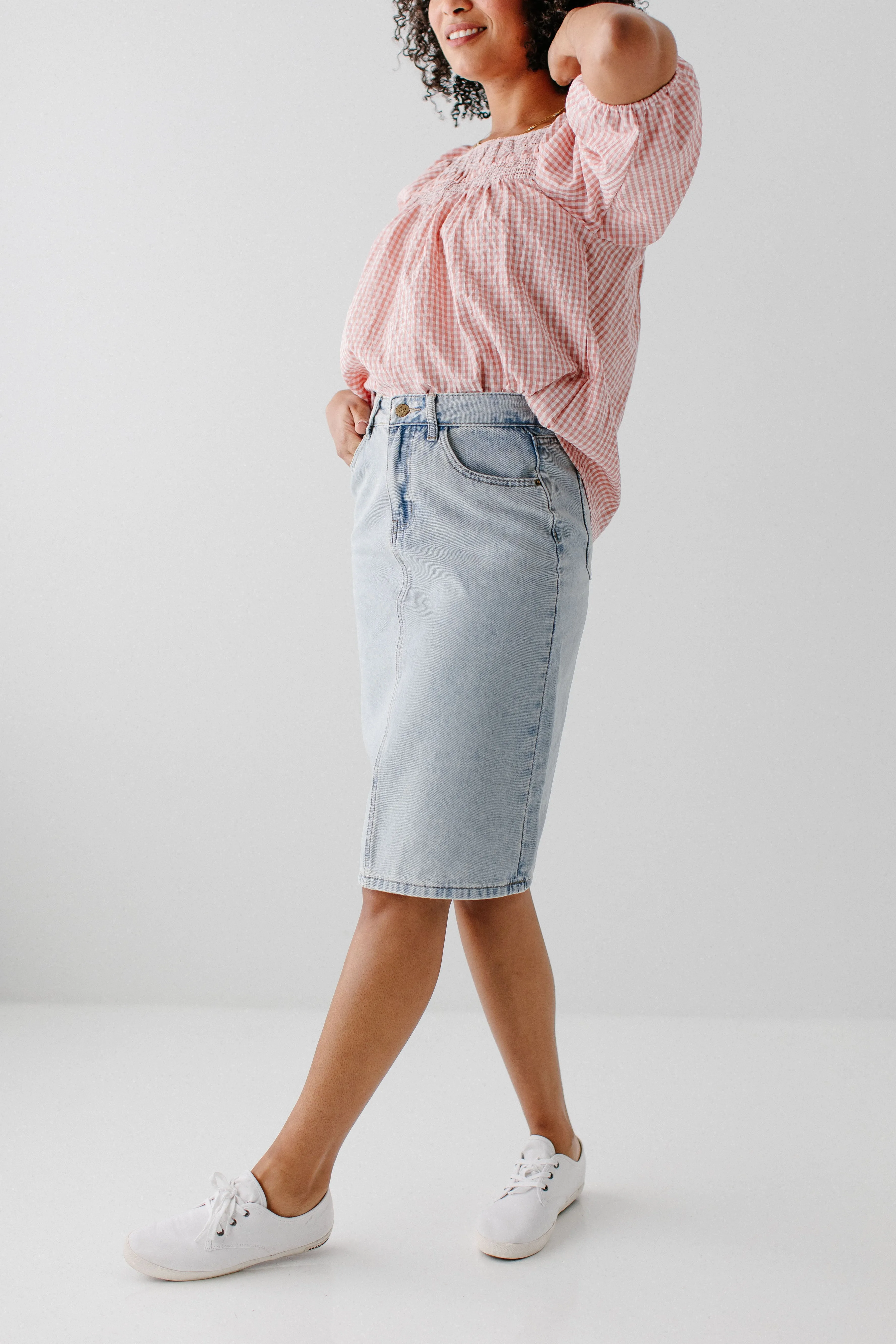 'Kyra' Denim Skirt