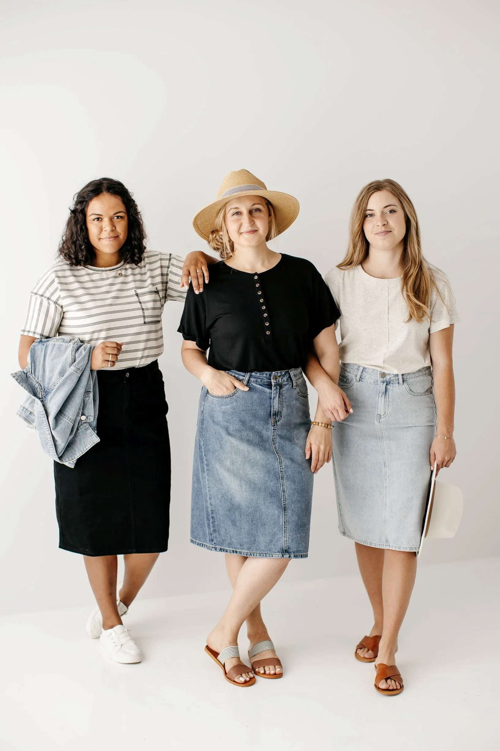'Kyra' Denim Skirt
