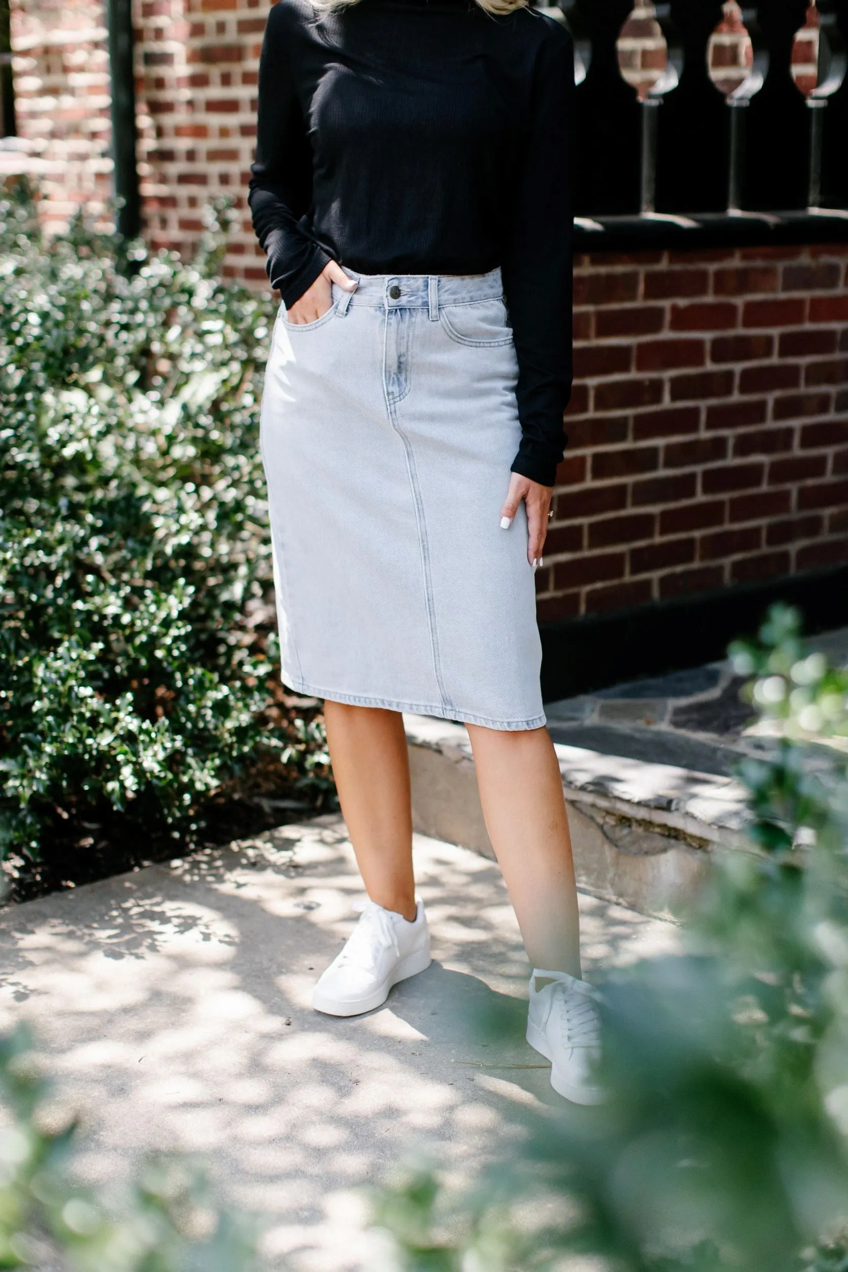'Kyra' Denim Skirt