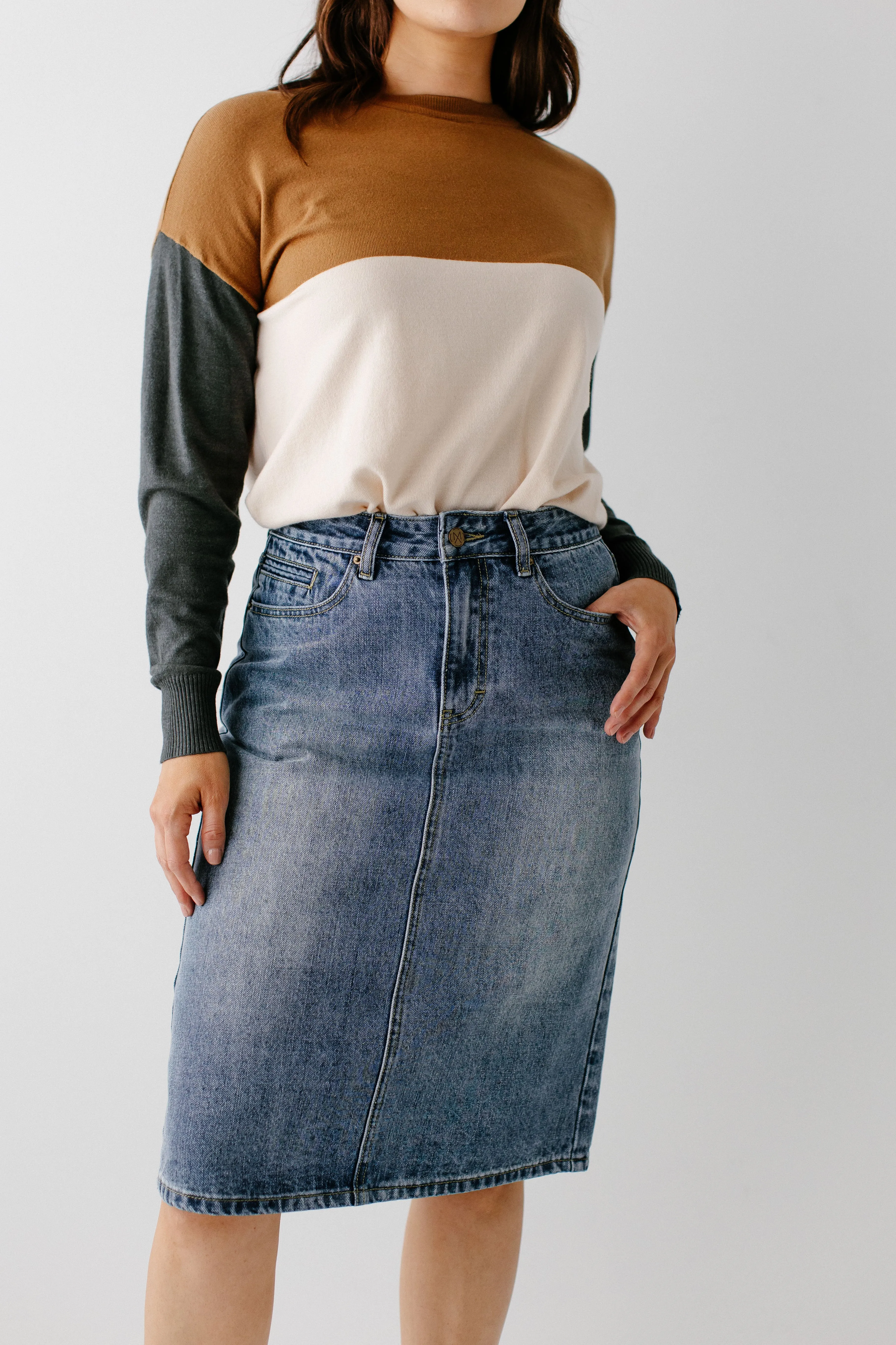 'Kyra' Denim Skirt