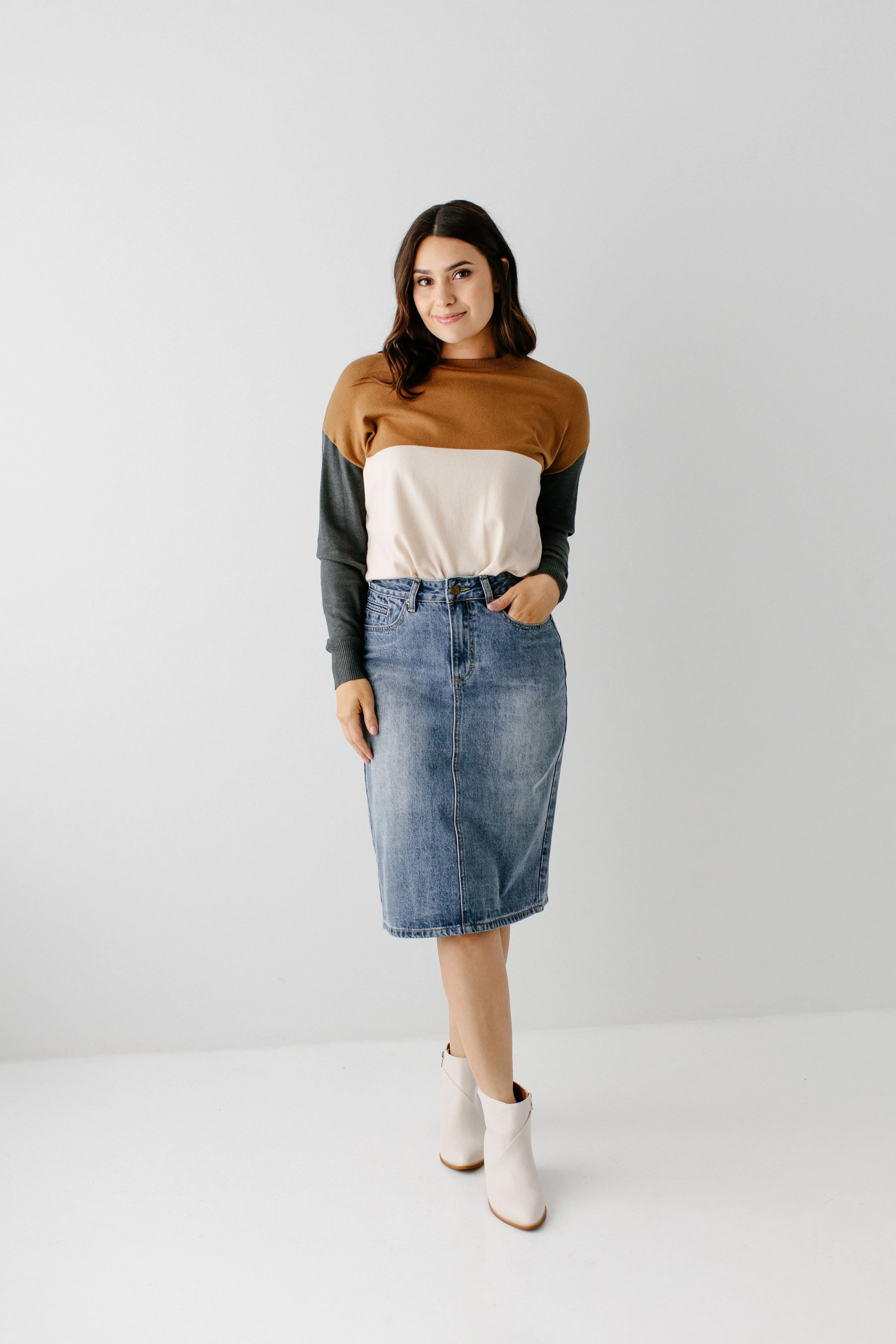 'Kyra' Denim Skirt