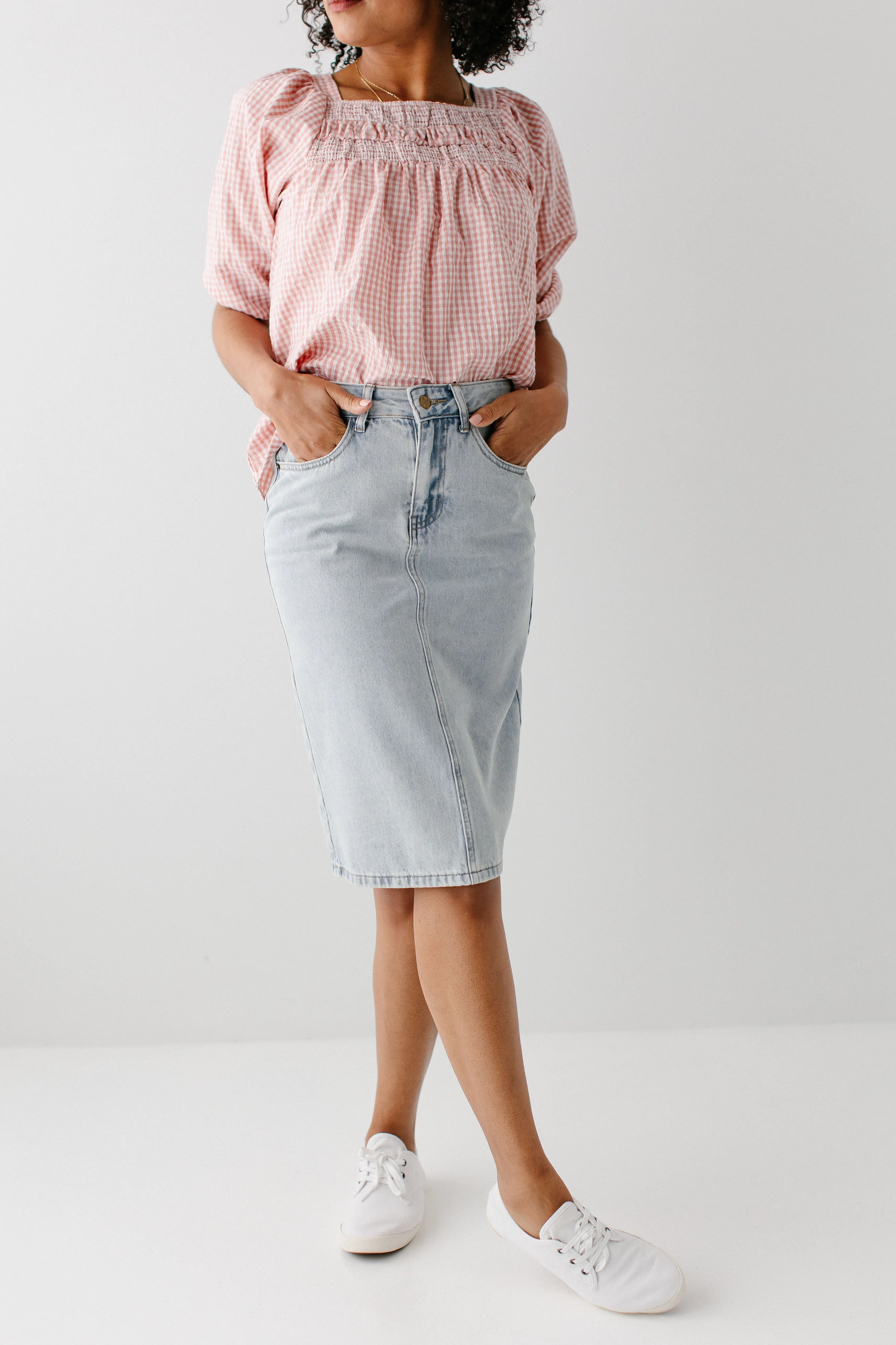 'Kyra' Denim Skirt