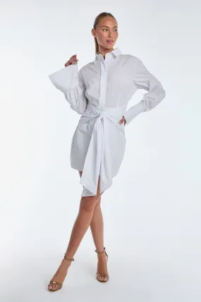 Lana Wrap Dress - White