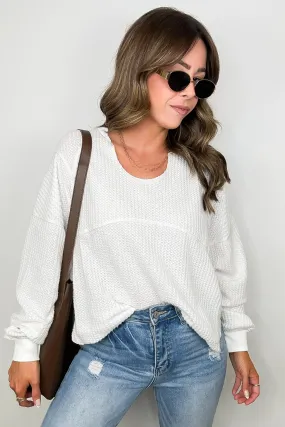 Larsyn Waffle Knit Relaxed Fit Top