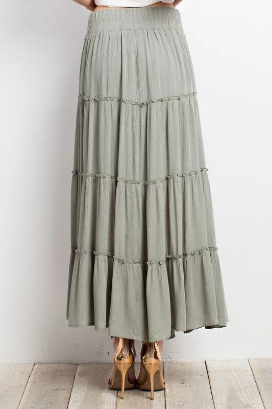 Layered Maxi Skirt