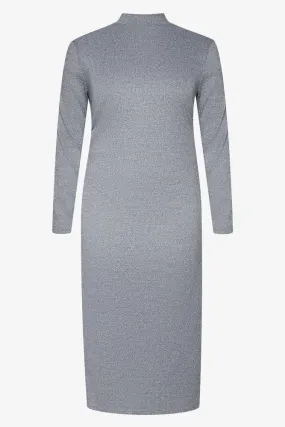Long Sleeve Bodycon Dress Grey