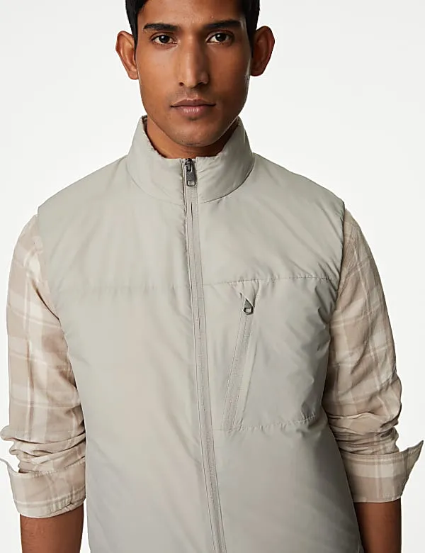 M&S Mens S/L Parachute Gillet T16/6823M