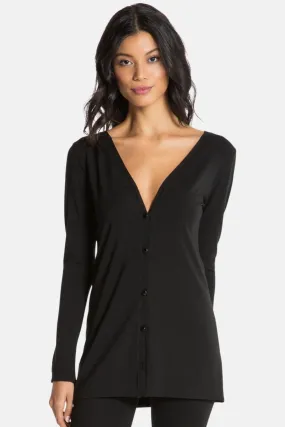 MELISSA TUNIC CARDIGAN (BLACK)