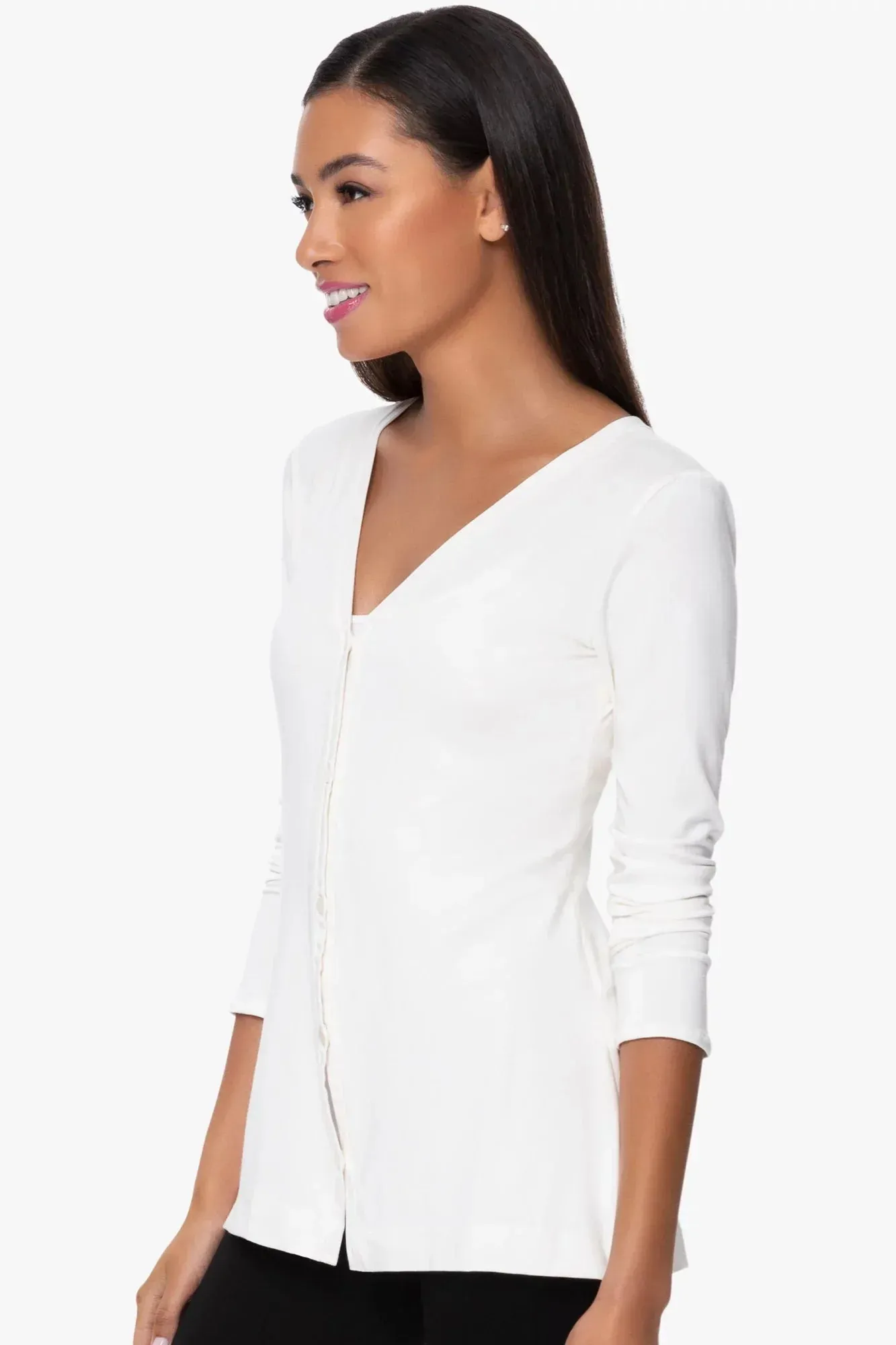 MELISSA TUNIC CARDIGAN (IVORY)